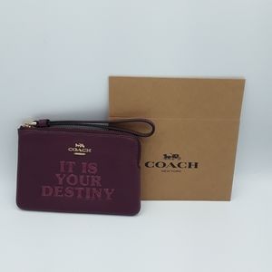 NWT Coach X Star Wars Wristlet "ITS YOUR DESTINY"